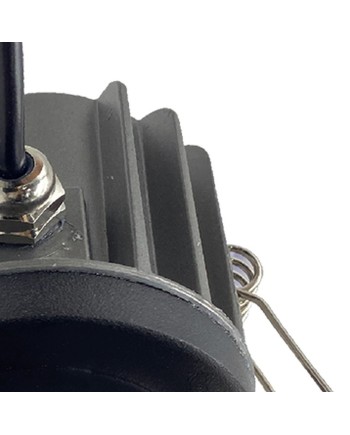ROMBOK * Empotrable LED CCT Negro 12W IP65